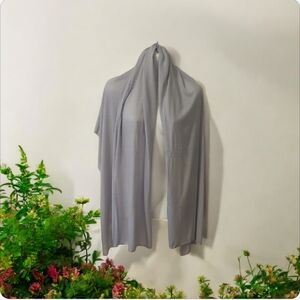 Wrap Sarong Scarf NWT Still Bagged Grey Versatile Design Be Creative.